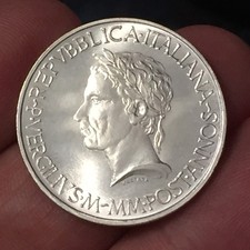 500 lire argento usato  Verona