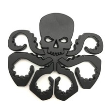 Adesivo emblema carro liga de alumínio 3D HYDRA caveira estilo polvo carro preto comprar usado  Enviando para Brazil