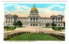 Unused postcard state for sale  York