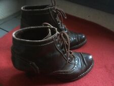 Bottines cuir brun d'occasion  Saint-Malo