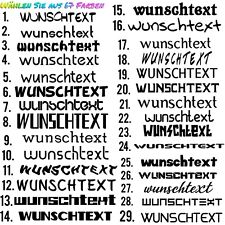 Aufkleber wunschtext bremssatt gebraucht kaufen  Scheinfeld