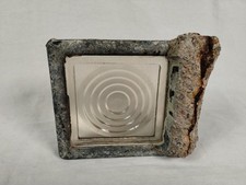 Antiga cofre de calçada luz pavimento vidro ferro quadrado azulejo círculo design comprar usado  Enviando para Brazil