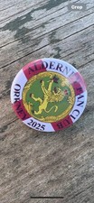 Alderney pin badge for sale  LONDON