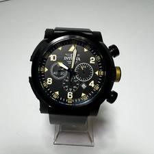 Invicta masculino I Force modelo 23368 relógio de quartzo aço inoxidável pulseira de couro comprar usado  Enviando para Brazil