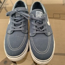 Tênis Nike SB Zoom Stefan Janoski Masculino Tamanho 10 Azul Lona Branca comprar usado  Enviando para Brazil