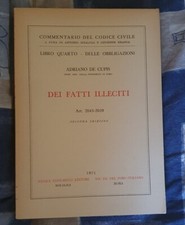 Dei fatti illeciti. usato  Savignano sul Rubicone