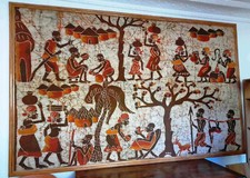 Grand tableau batik d'occasion  Chantilly