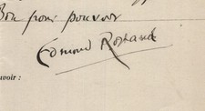 Pouvoir signé edmond d'occasion  Fondettes