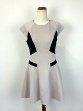 Vestido feminino Tokito rosa claro preto painéis linha A stretch midi bainha crua festa 10 comprar usado  Enviando para Brazil