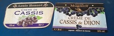 Etiquettes creme cassis d'occasion  Quetigny