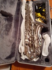 Saxaphone silver colour for sale  LINCOLN