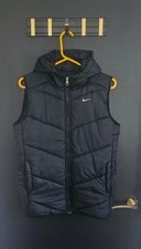 Nike black gillet for sale  LONDON
