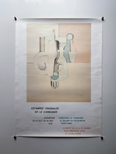 Corbusier poster exhibition d'occasion  Expédié en Belgium
