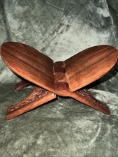 Vintage Handcarved Wood Wooden Rack Hand Carved Stand (A9) comprar usado  Enviando para Brazil