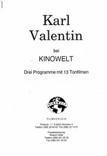 Karl valentin tonfilme gebraucht kaufen  Ahlen-Vorhelm