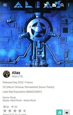Alias remastered 2022 for sale  TONYPANDY