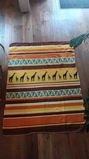 Fleecedecke bunt afrikastyle gebraucht kaufen  Steinhöring