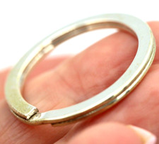 Genuine Sterling Silver Split Chaveiro Fecho Chaveiro Chaveiro 30mm Diâmetro, usado comprar usado  Enviando para Brazil