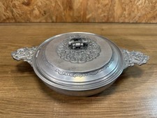Antique pewter broth d'occasion  Expédié en Belgium