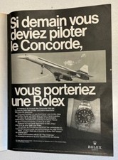 Publicité presse rolex d'occasion  Ambierle