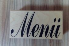 Embossing stempel menü gebraucht kaufen  Chemnitz
