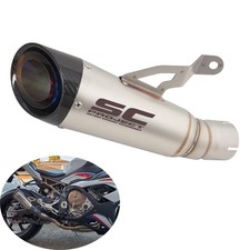 Tubo de escape deslizante 60mm ponta silenciador para BMW S1000R 2021-2025 S1000RR 2019-2025, usado comprar usado Tubo de escape deslizante 60mm ponta silenciador para BMW S1000R 2021-2025 S1000RR 2019-2025, usado comprar usado  Enviando para Brazil