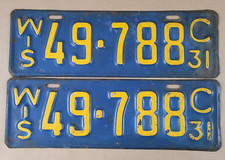 Pair 1931 wisconsin for sale  Andover