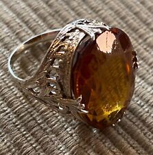 Citrine stone 14k for sale  New York