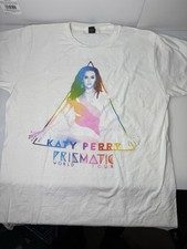 Camiseta Katy Perry Prismatic World Tour 2014 Tour Concert tamanho médio , usado comprar usado  Enviando para Brazil