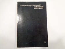 Texas Instruments Compact Computer 40 User’s Guide 1983 CC-40 Book Vintage comprar usado  Enviando para Brazil