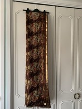 Brown pink saree for sale  CHIPPENHAM