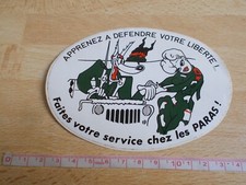 Autocollant parachutistes serv d'occasion  Toulon-