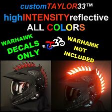 Decalques Refletiva Para Capacete De Borracha Warhawks dirtbike Motocross motocicletas Vi comprar usado  Enviando para Brazil