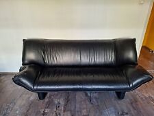 Schwarzes ledersofa gebraucht gebraucht kaufen  München