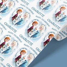 Frozen personalised wrapping for sale  NEWRY