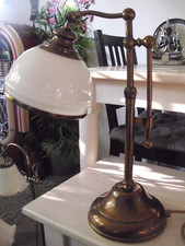 Messing lampe glasschirm gebraucht kaufen  Lübeck