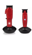 Usado, Aparador Stylecraft Rebel Clipper Super-Torque combo sem fio vermelho COMBO-CAIXA ABERTA comprar usado  Enviando para Brazil