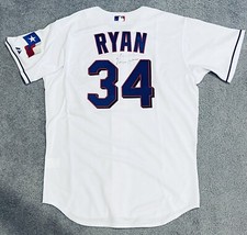 Camiseta NOLAN RYAN BECKETT AUTOGRAFADA ASSINADA RANGERS MAJESTIC PRONTA PARA JOGO COM ETIQUETA, usado comprar usado  Enviando para Brazil