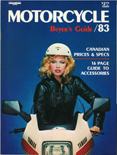 Guia do Comprador de Motocicleta 1983 Revista de Vida Veículo Recreativo Kawasaki Honda comprar usado  Enviando para Brazil