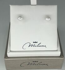 Orecchini perle miluna usato  Torre del Greco