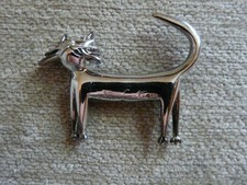 Broche chat signee d'occasion  Maussane-les-Alpilles