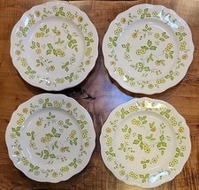 (4) Lindos pratos de jantar Sears Harmony Petite Flora Ironstone floral 10 1/2" , usado comprar usado  Enviando para Brazil
