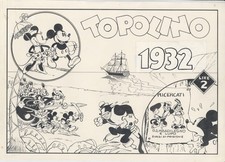 Topolino 1932 copertina usato  Torino