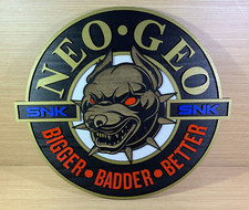 TAMANHO XXL - Neo Geo DOG TAG pôster de parede de madeira personalizado aes mvs cd cdz, usado comprar usado  Enviando para Brazil