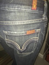 JEANS FEMININO 7 SEVEN FOR ALL HUMANITY KATE STRETCH RETO 24 X 32 LONGO comprar usado  Enviando para Brazil