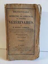 Hurtrel De Arboval Diccionario Medicina Cirugía Higiene Veterinario 1838 comprar usado  Enviando para Brazil