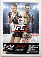 Pôster promocional raro UFC 2 PS4 XBOX ONE 42cm x 59cm , usado comprar usado  Enviando para Brazil