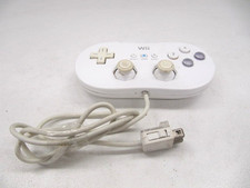 Controle Nintendo Wii U clássico gamepad branco RVL-005 original genuíno comprar usado  Enviando para Brazil