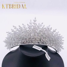 Tiara Lucury Coroa de Noiva Headpieces Baile de Festa Presente de Noiva Acessórios de Casamento comprar usado  Enviando para Brazil