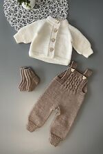 Handgestrickte baby set gebraucht kaufen  Deichhorst